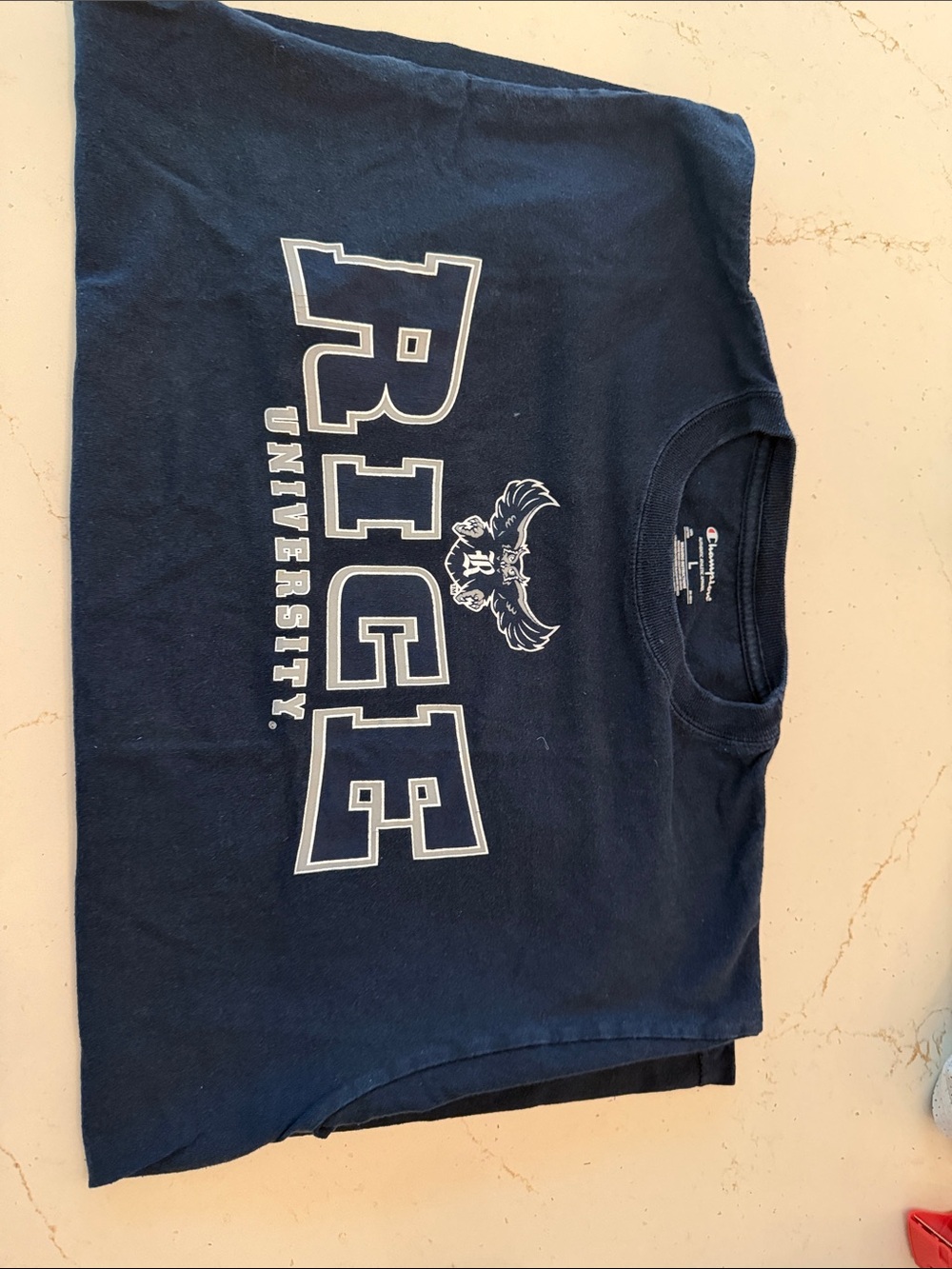 Champion Kids Navy Rice University Graphic Tee